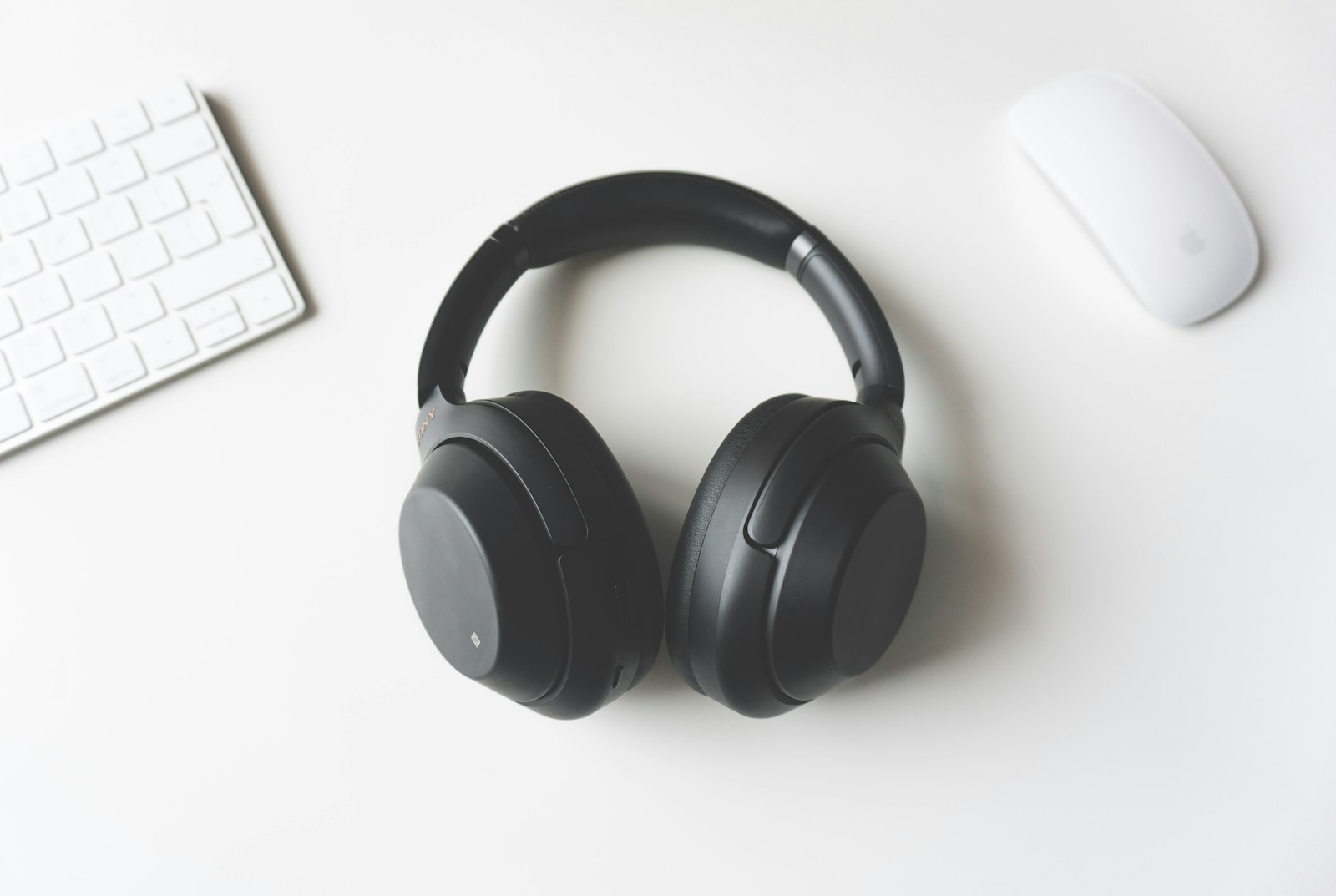 Headphones on a desk, still in daily use